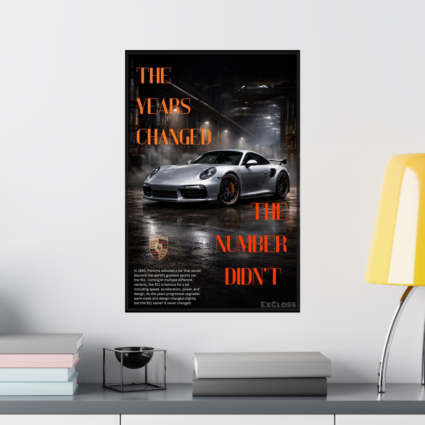 Porsche 911 Hype Poster