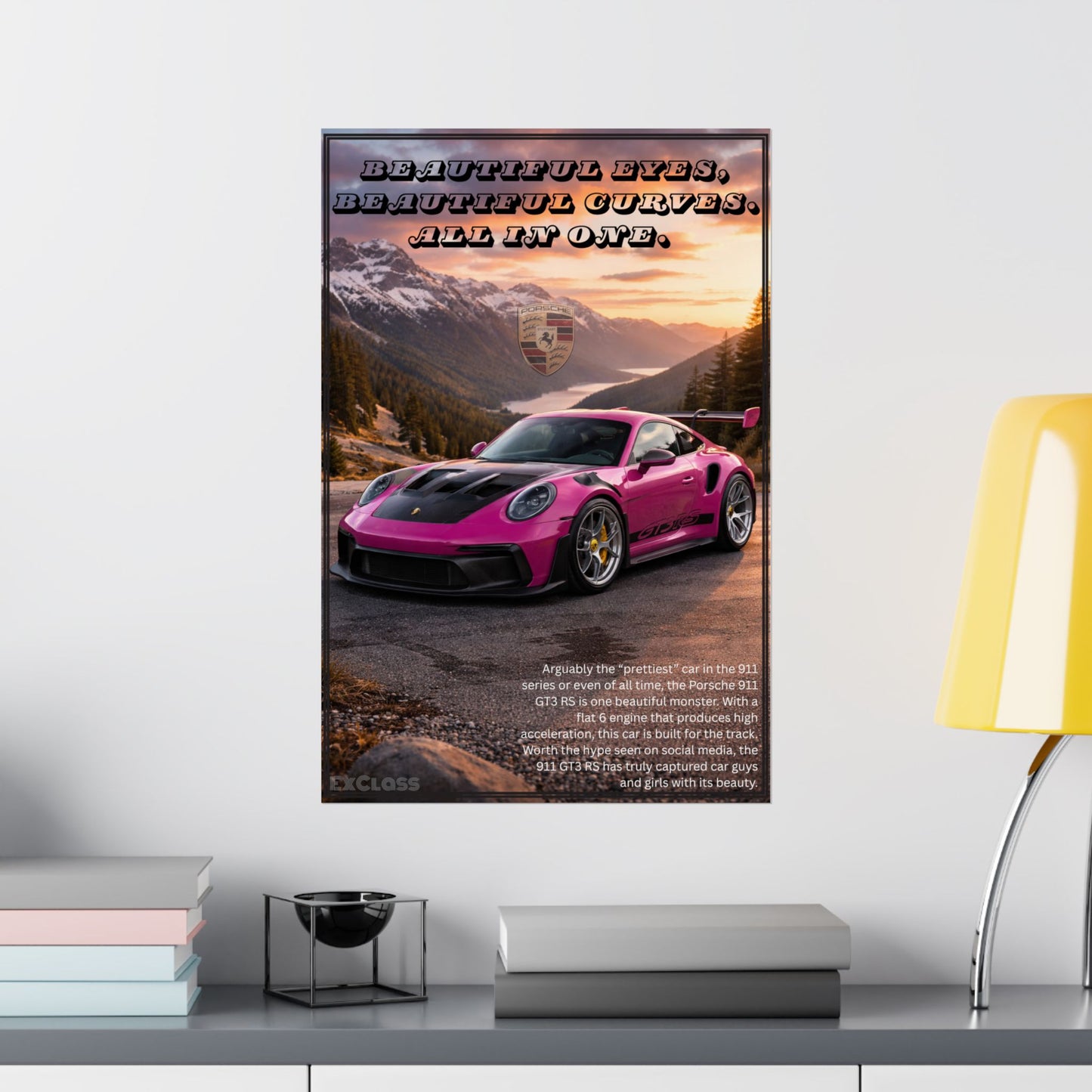 Porsche 911 GT3RS Hype Poster