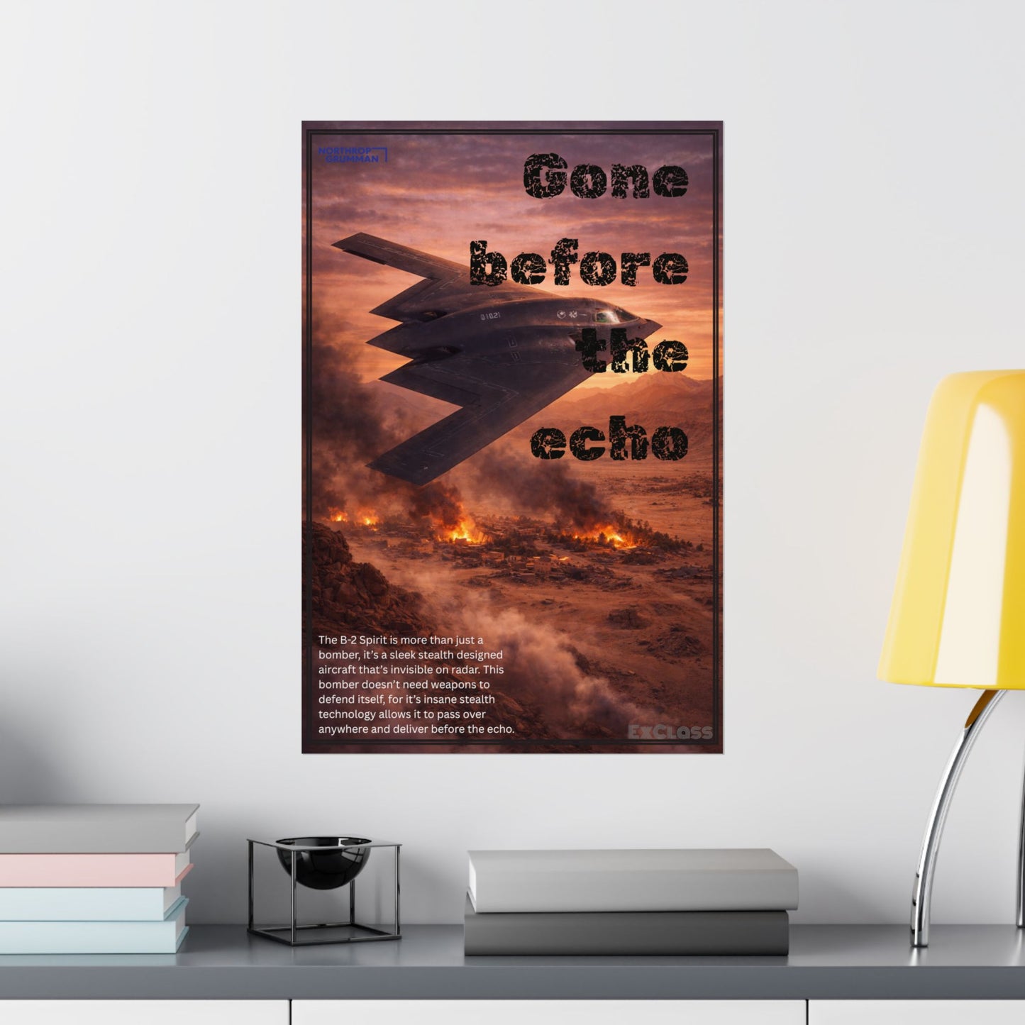 B-2 Stealth Bomber Hype Poster