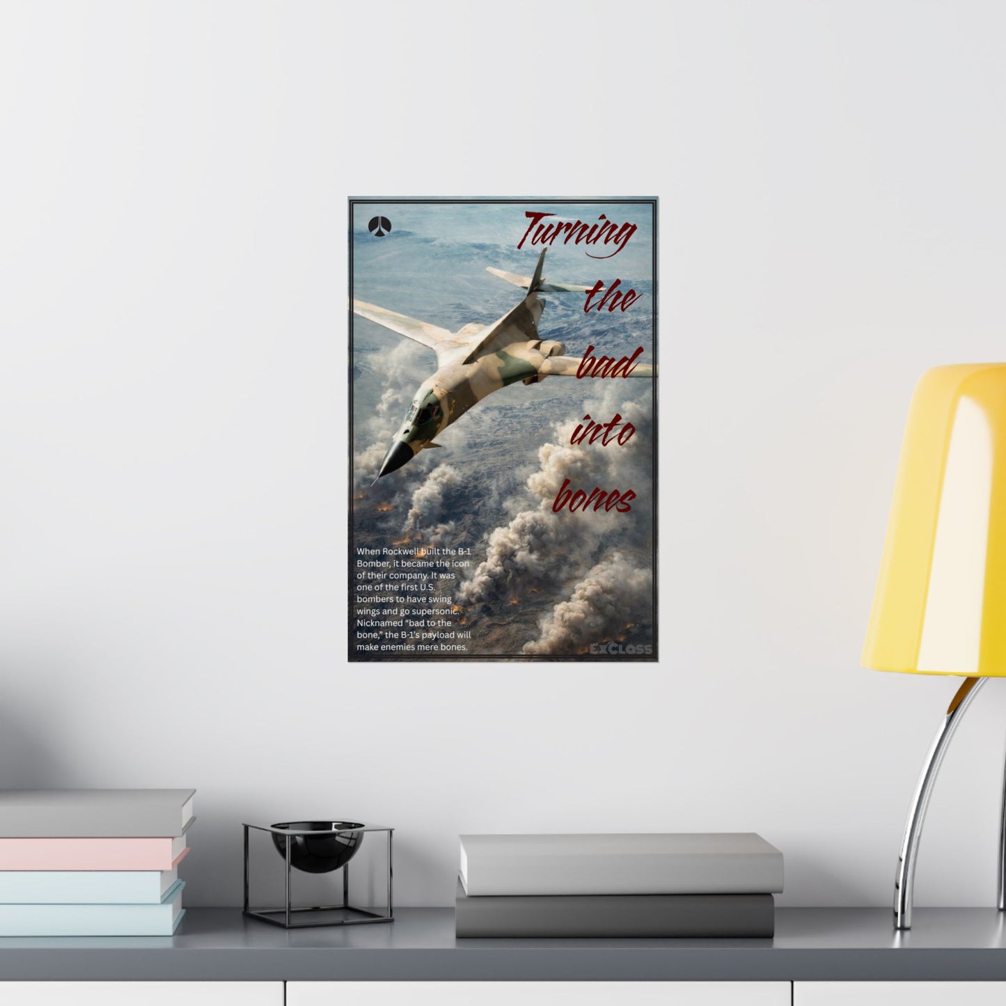 B-1 Bomber Hype Poster