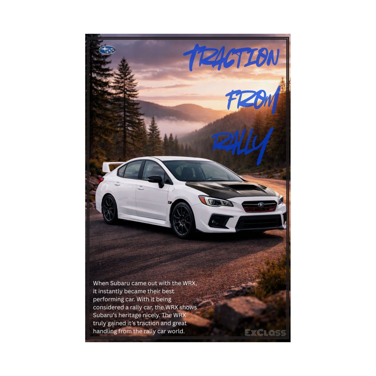 Subaru WRX Hype Poster
