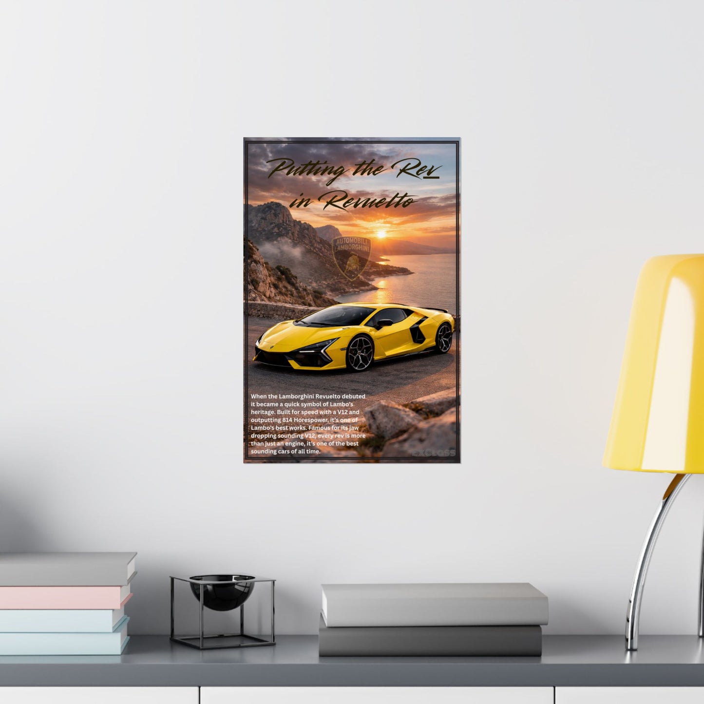 Lamborghini Revuelto Hype Poster