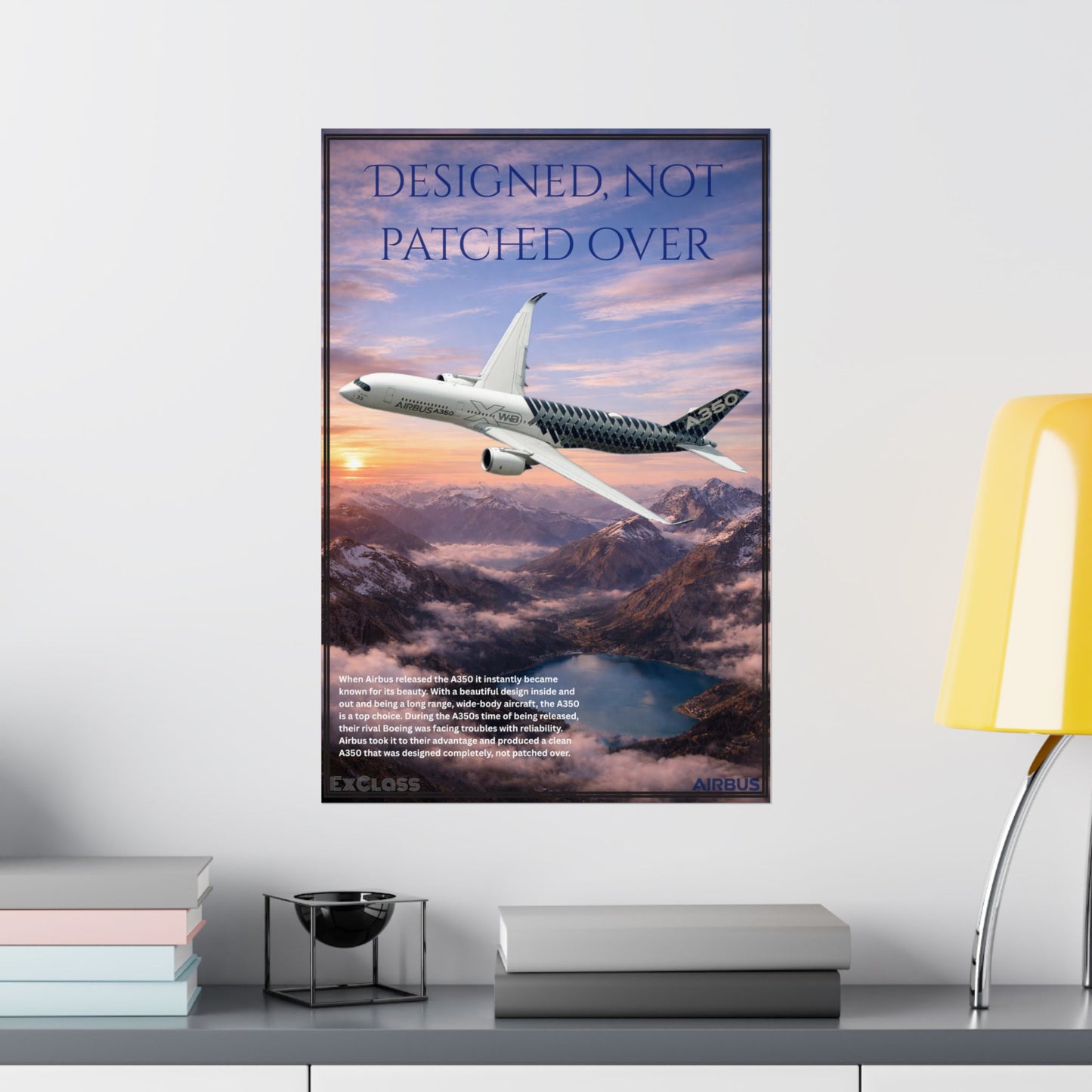Airbus A-350 Hype Poster