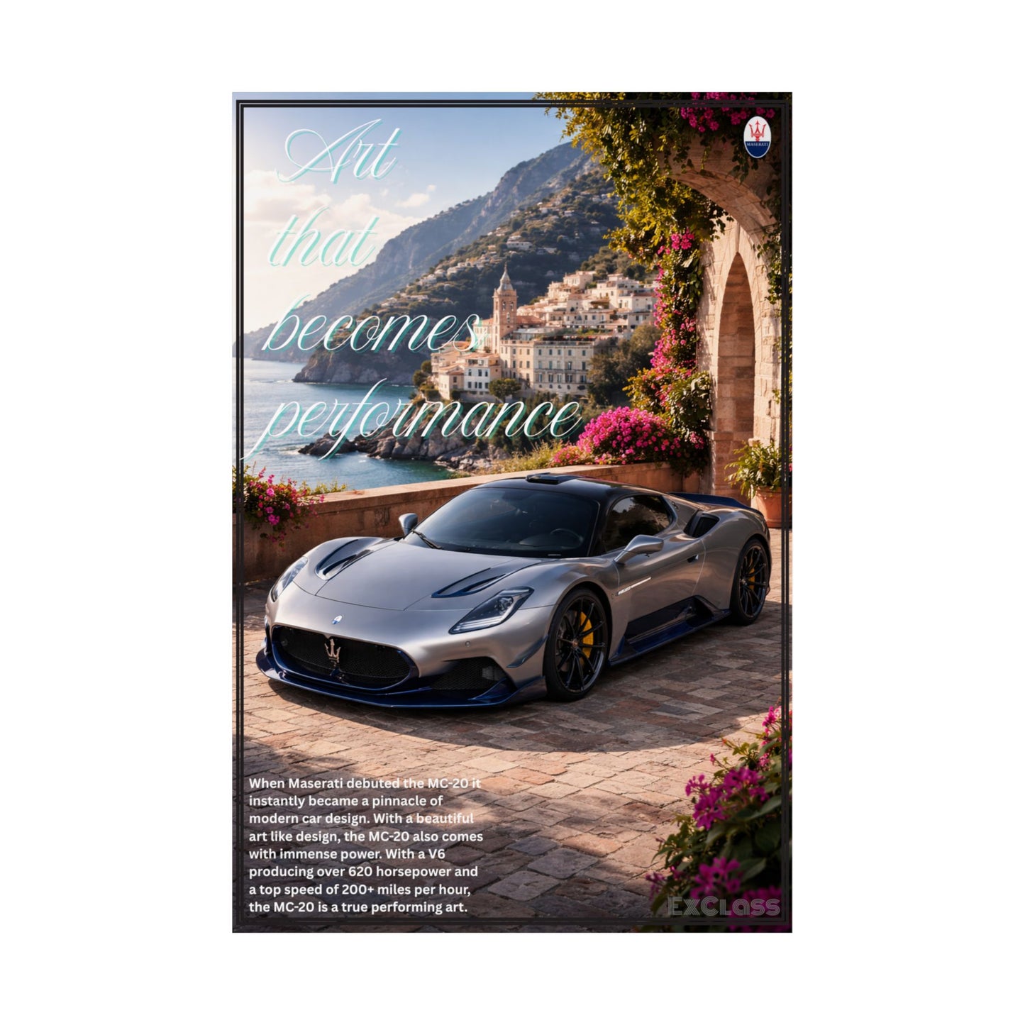 Maserati MC20 Hype Poster