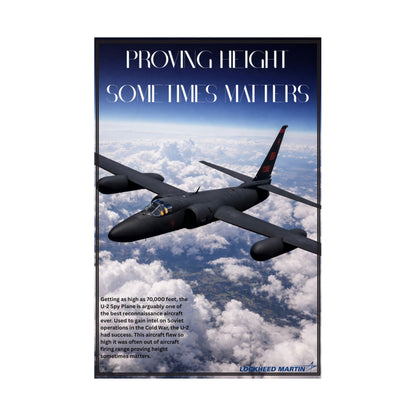 U-2 Spy Plane Hype Poster