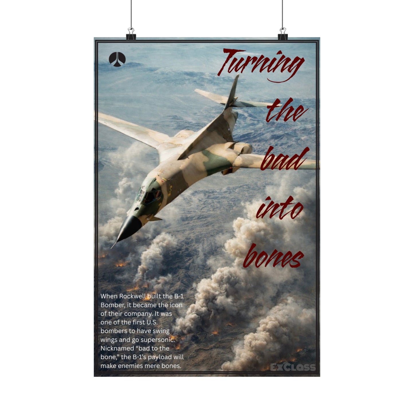 B-1 Bomber Hype Poster