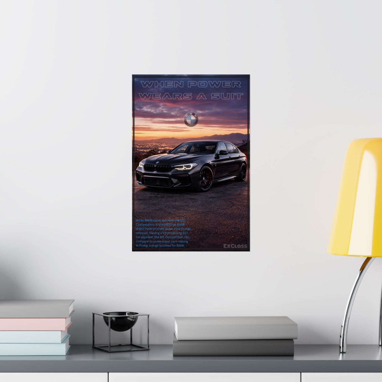 BMW M5 Hype Poster