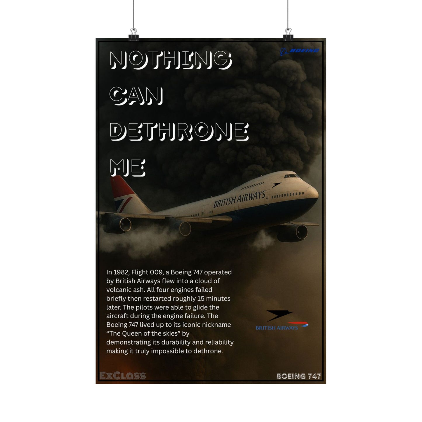 Boeing 747 Hype Poster