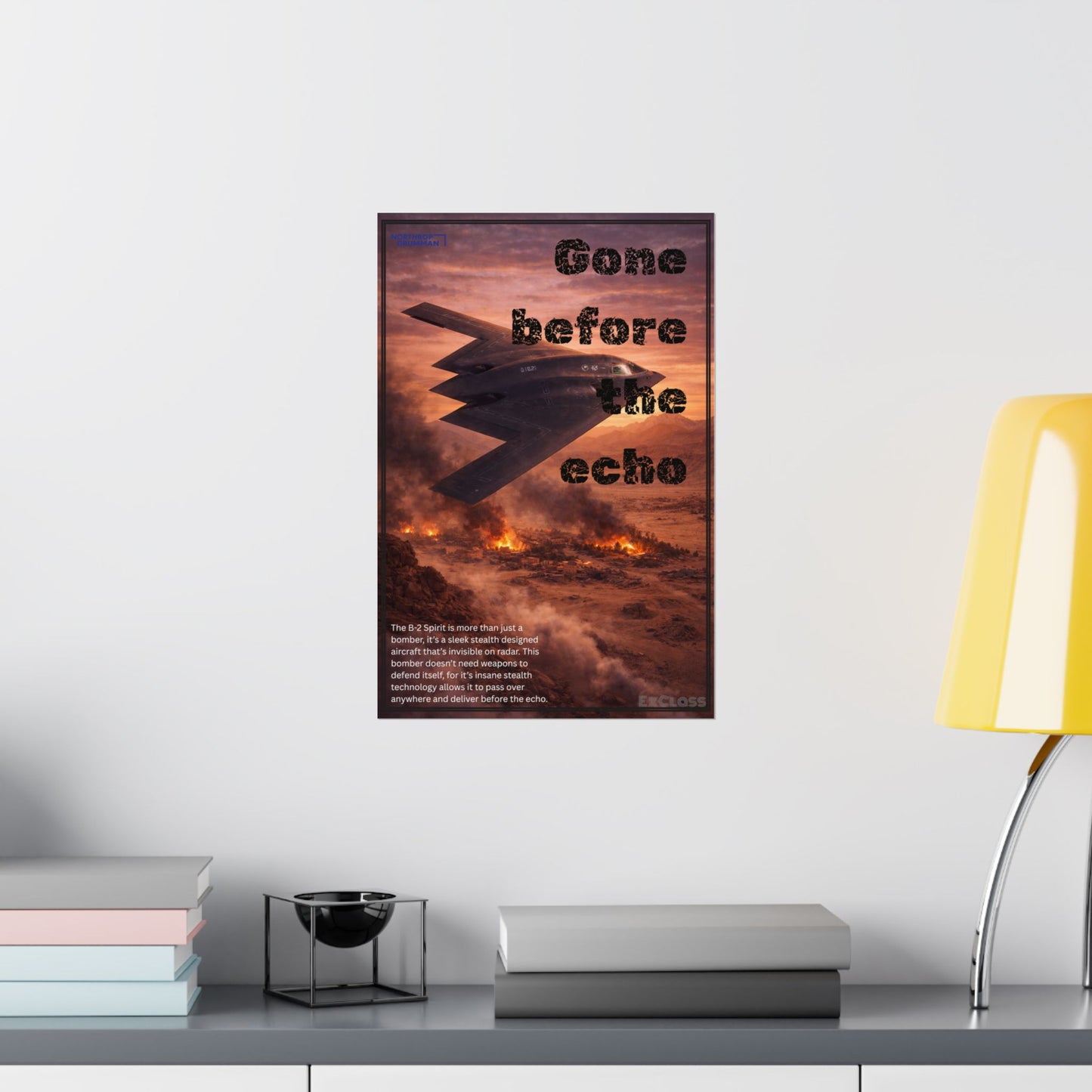 B-2 Stealth Bomber Hype Poster