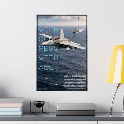 F-18 Super Hornet Hype Poster