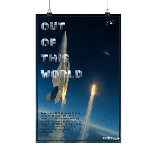 F-15 Eagle Hype Poster