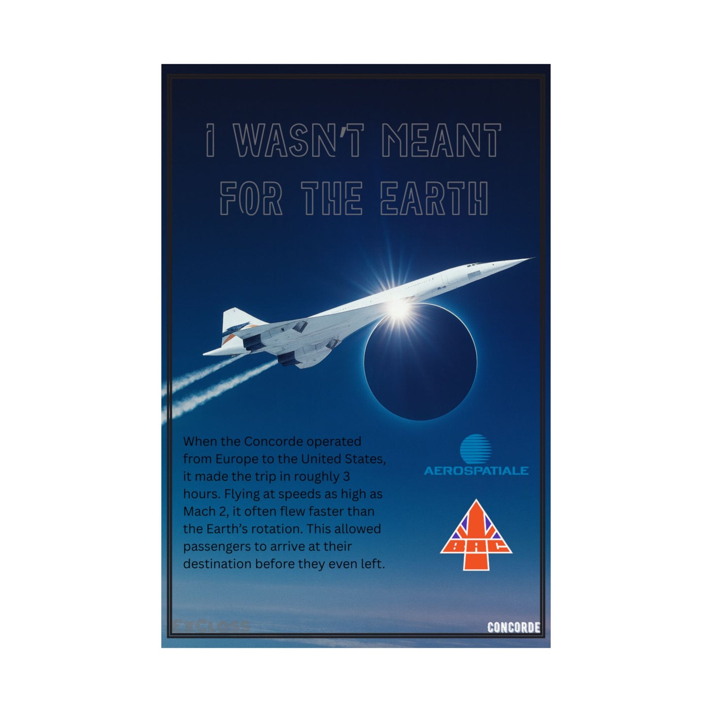Concorde Hype Poster