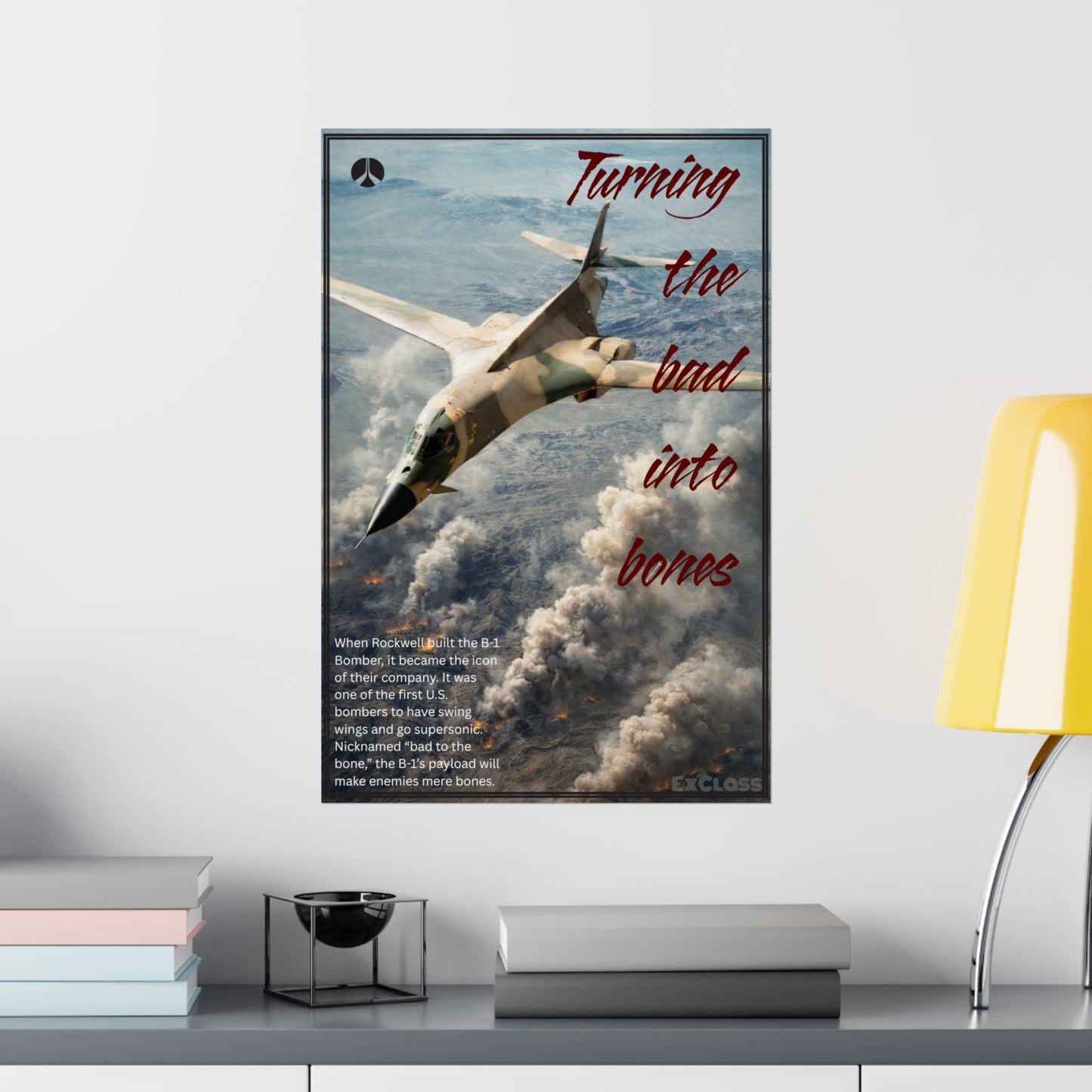 B-1 Bomber Hype Poster