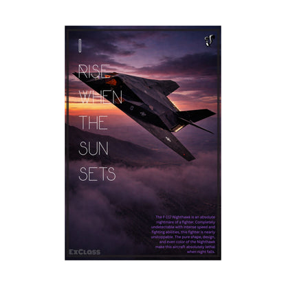 F-117 Nighthawk Hype Poster