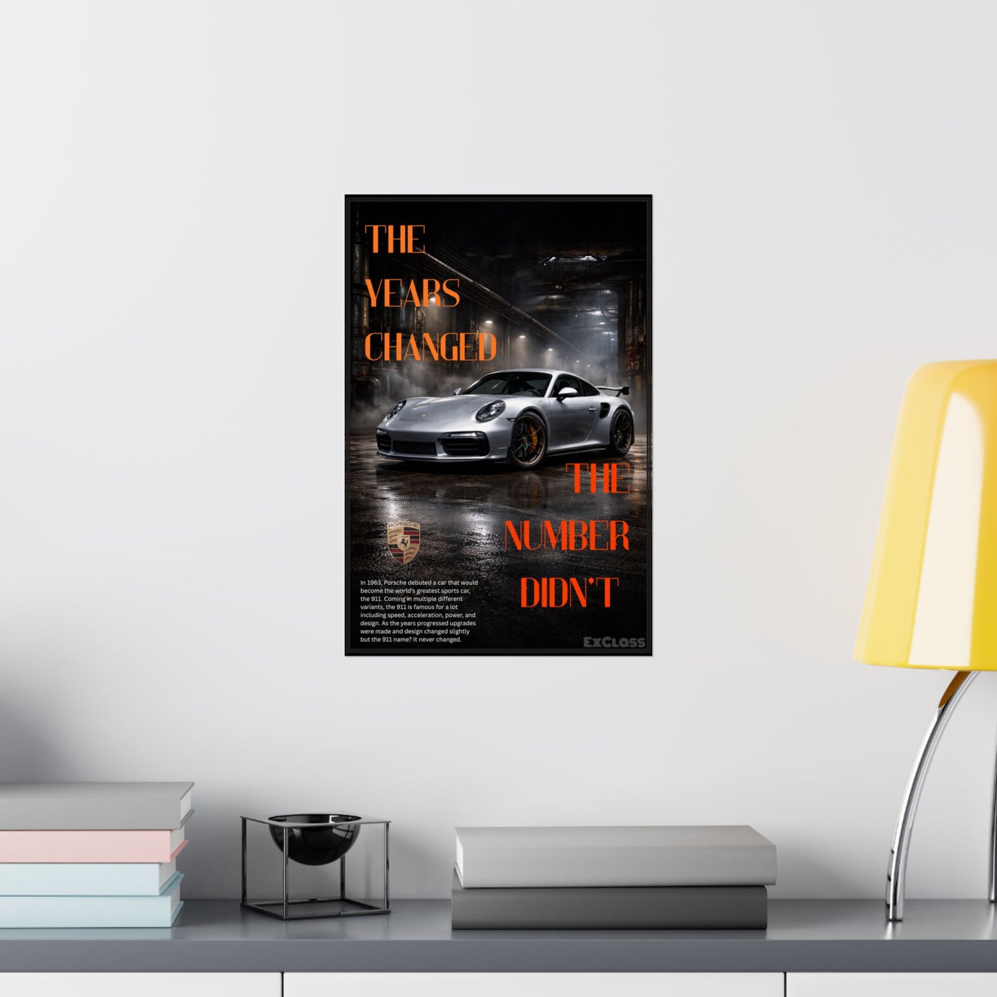Porsche 911 Hype Poster