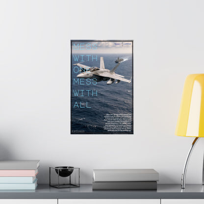 F-18 Super Hornet Hype Poster