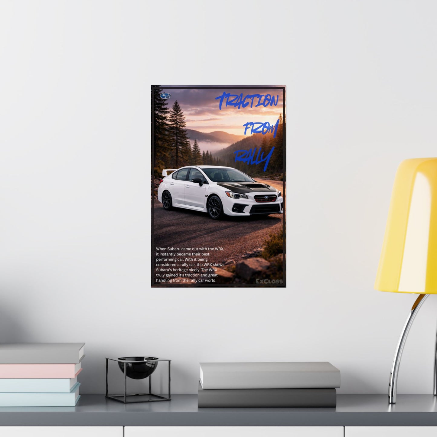 Subaru WRX Hype Poster