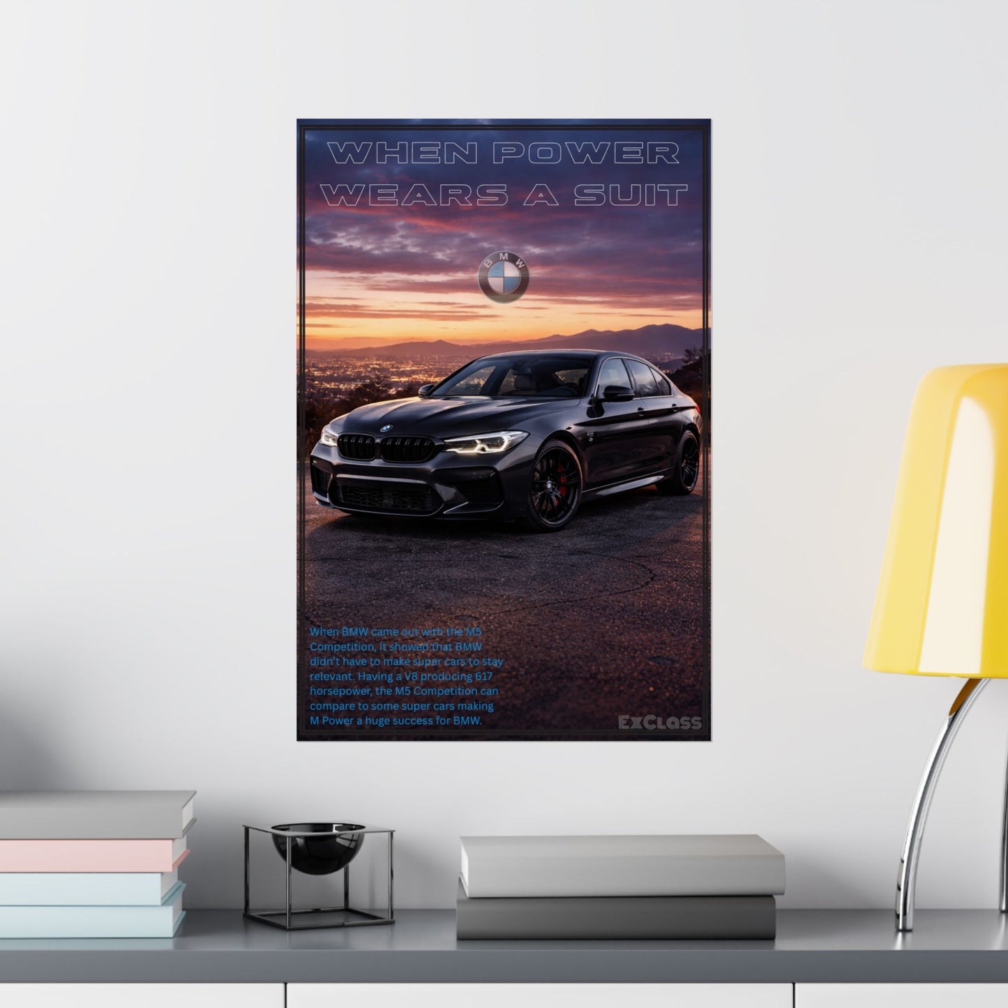 BMW M5 Hype Poster