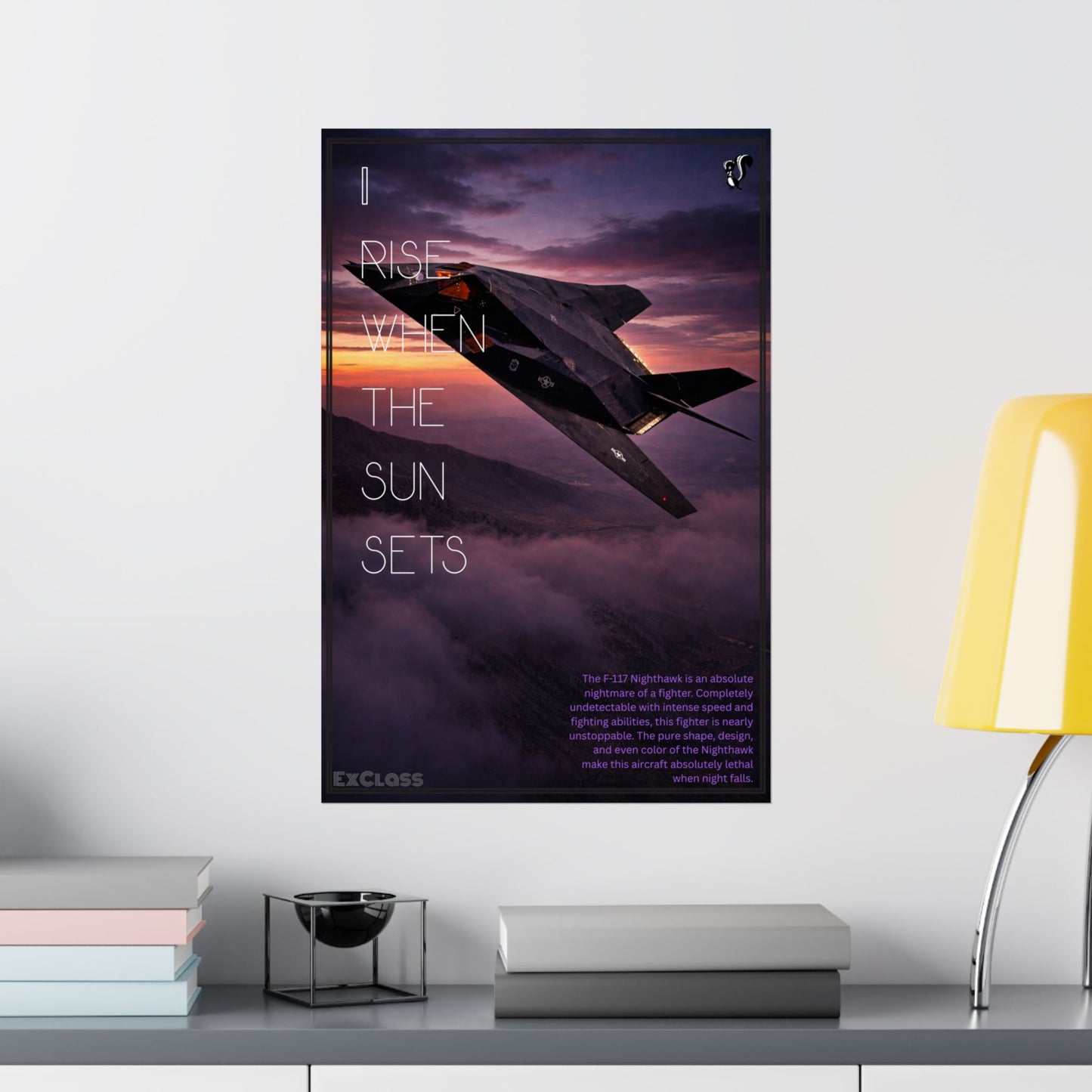 F-117 Nighthawk Hype Poster