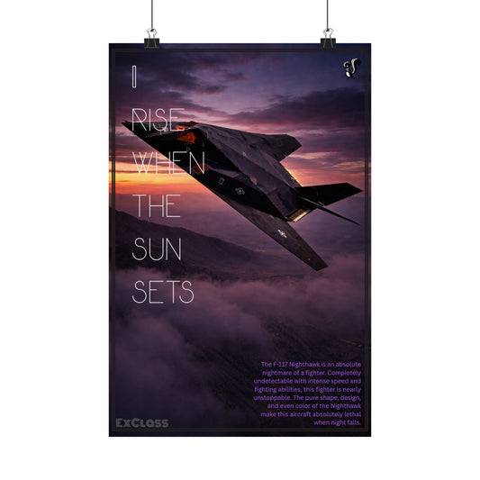 F-117 Nighthawk Hype Poster