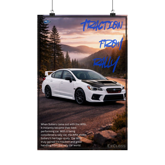 Subaru WRX Hype Poster