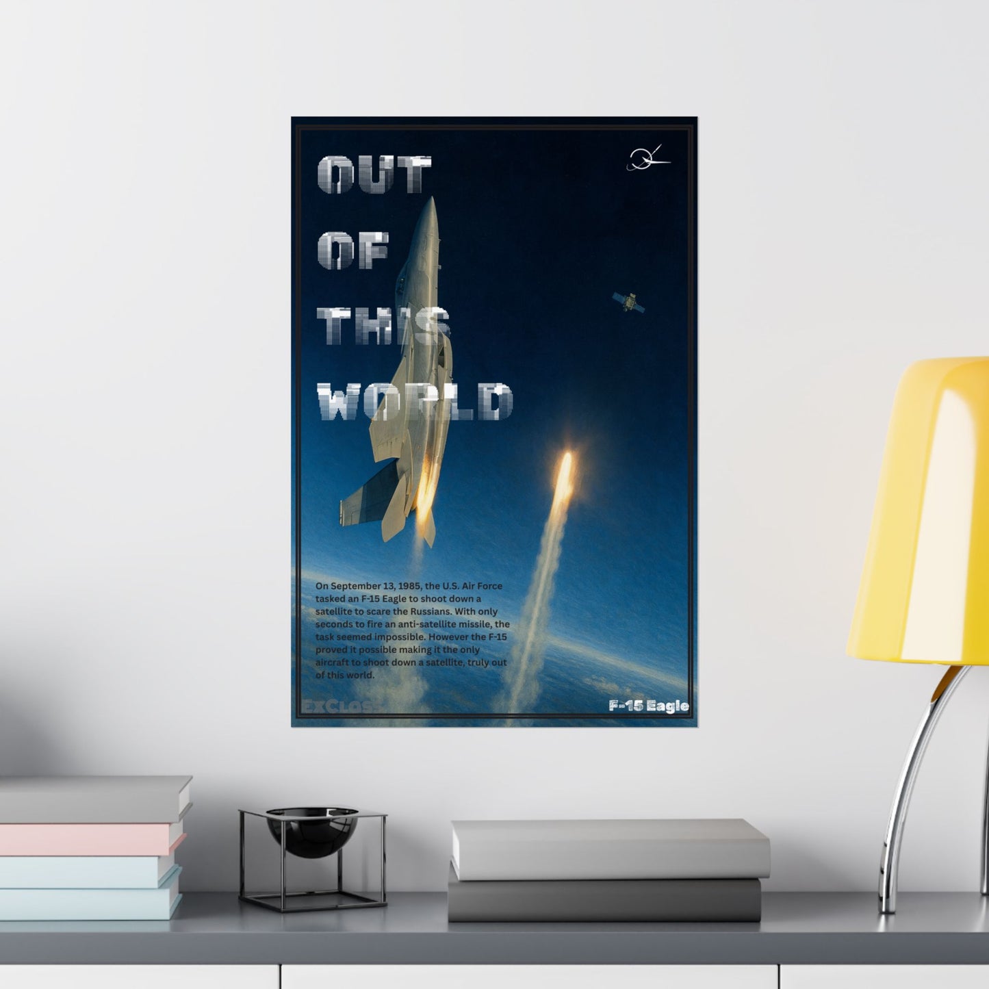 F-15 Eagle Hype Poster